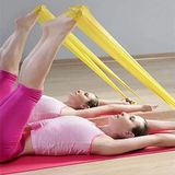 Clifton Pilates Lastiği Pilates Bandı Pilates Bantı 120 X 15 Cm Sarı