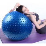 Clifton Tırtıklı Pilates Topu 65 cm Mavi Renk Egzersiz ve Rehabilitasyon İçin 1 Adet