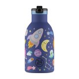 Clima Bottle Space Friends Pipetli Paslanmaz Çelik Termos 330 Ml Mor