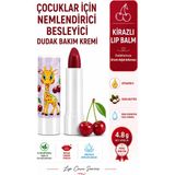 Clinic Life Çocuklar Için Kirazlı Dudak Bakım Kremi 4,8 G, Nemlendirici Dudak Bakımı, Kids Cherry Lip Balm, Stick Dudak Kremi, Günlük Bakım ve Nem Desteği