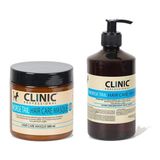 Clinic Professional Clinic Pyroo Yavaş Uzayan Kırık,kabarık Saçlar Için Hızlı Saç Uzatma Seti Maske + Şampuan