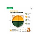 Clinica Çocuklar İçin 3 Bölmeli Mama Tabağı