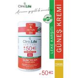 Cliniclife 50+ SPF 100 ML Leke Karşıtı ve Aydınlatıcı Güneş Kremi