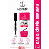 cliniclife Kaş Ve Kirpik serumu , Canlandırıcı, Besleyici Ve Uzatma Serumu 5 ml