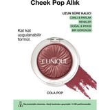 Clinique Cheek Pop Allık - Renk: Cola Pop 3.5g | Uzun Süre Kalıcı, Doğal ve İpeksi Formül