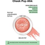 Clinique Cheek Pop Allık - Renk: Melon Pop 3.5g | Uzun Süre Kalıcı, Doğal ve İpeksi Formül - Renksiz