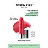 Clinique Chubby Stick™ Cheek Krem Allık - Renk: Ramp'd Up Rouge 6g | Doğal Görünüm, Yağsız Formül