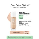 Clinique Even Better Clinical Vitamin Makeup SPF 50 Fondöten - Renk: Light Cool 2 - 30ml | C Vitamini