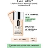 Clinique Even Better™ Doğal Bitişli Fondöten Spf 15 - Renk: Cn 0.75 Custard 30ml | C Vitamini