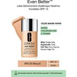 Clinique Even Better™ Doğal Bitişli Fondöten Spf 15 - Renk: Wn 30 Biscuit 30ml | C Vitamini