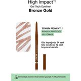 Clinique High Impact™ Gel Tech Eyeliner 0.35g - Bronze Gold | İpeksi ve Pürüzsüz Jel Formül