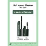 Clinique High Impact Maskara İkilisi | Orijinal Boy Maskara, Mini Maskara