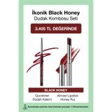Clinique İkonik Black Honey Dudak Kombosu Seti | Almost Lipstcik Honey Ruj, Dudak Kalemi