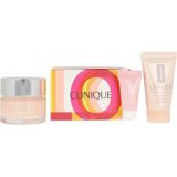 CLINIQUE Moisture Surge Megastars 3 Ürünlü Nemlendirici Seti - Yüz Kremi 50 ml, Maske 30 ml, Balm 7ml, Çanta