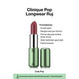 Clinique Pop Longwear™ Gün Boyu Kalıcı Ruj - Renk: Cola Pop 3.9g | Saten Bitiş