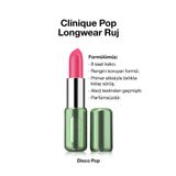 Clinique Pop Longwear™ Gün Boyu Kalıcı Ruj - Renk: Disco Pop 3.9g | Saten Bitiş