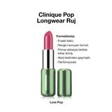 Clinique Pop Longwear™ Gün Boyu Kalıcı Ruj - Renk: Love Pop 3.9g | Parlak Bitiş