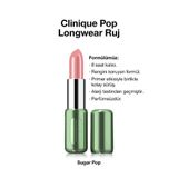 Clinique Pop Longwear™ Gün Boyu Kalıcı Ruj - Renk: Sugar Pop 3.9g | Parlak Bitiş