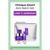 Clinique Smart Akıllı Bakım Seti | Nemlendirici 50ml, Serum 10ml, Göz Kremi 5ml