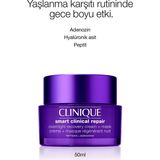 Clinique Smart Clinical Repair™ Onarmaya Yardımcı Gece Bakım Kremi & Maskesi 50 ml | Hyalüronik Asit, Peptit