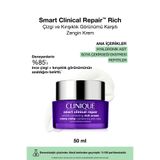 Clinique Smart Clinical Repair™ Rich - Çizgi ve Kırışıklık Görünümü Karşıtı Zengin Krem 50ml | Kuru Cilt Tipi