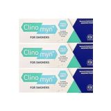 Clinomyn Sigara İçenler İçin 3x75 ml Diş Beyazlatan Diş Macunu