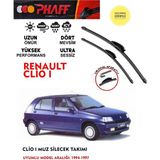 Clio 1 Silecek Silgeç Takımı 1994-1997 Arası Araca Özel Uyumlu