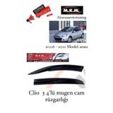 CLİO 3 2006 - 2011 MODEL ARASI 4'LÜ MUGEN CAM RÜZGARLIGI