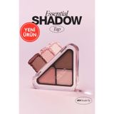 CLIO 3 Renk İçeren, Mat ve Işıltılı Bitişli Mini Far Paleti Essential Shadow Tap 04 Nude Fly