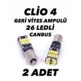 Clio 4 Geri Vites Ampulü H21w Led Ampul Bay9s Led 2 Adet