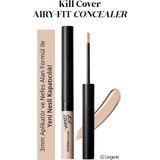 Clio Hafif Formüllü, Uzun Süre Kalıcı Kapatıcı Clio Kill Cover Airy-Fit Concealer (2 Lingerie)