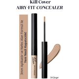 Clio Hafif Formüllü, Uzun Süre Kalıcı Kapatıcı Clio Kill Cover Airy-Fit Concealer (4 Ginger)