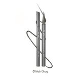 CLIO İnce, Mikrofiber Fırça Uçlu Kalem Eyeliner CLIO Superproof Brush Liner Kill Ash (001 Ash Gray)