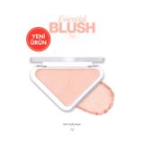 CLIO Katmanlanabilir Yumuşak Dokulu Yarı Mat Bitiş Sunan Allık Essential Blush Tap (M101 Fluffy Peac