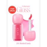 CLIO Pigmentli, Parlak Bitişli Dolgunlaştırıcı Lip Gloss Volumate Gloss 204 Blushed Candy