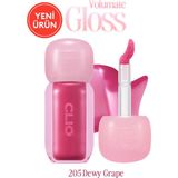 CLIO Pigmentli, Parlak Bitişli Dolgunlaştırıcı Lip Gloss Volumate Gloss 205 Dewy Grape