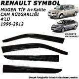 Clio Symbol Cam Rüzgarlığı 4'Lü Set 1996-2012
