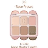 Clio Yumuşak Dokulu & Blur Etkili, 6’lı Far Paleti Clıo Muse Master Palette (05 Rose Preset)