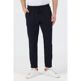 CLIPMAN Erkek Slim Fit Yumuşak Kumaş Likralı Duble Paça Joger Pantolon Siyah
