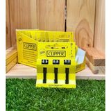 Clipper Büyük Boy Çark Mekanizması Metal Yapı ile Çakmak Gazı Uyumlu 3'lü Set