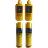 CLİPPER Çakmak Gazı (250ML) 2'li ve Clipper Benzin 80 ml Plastik Şişe 2'li - Renkli