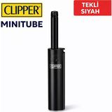 CLİPPER Clipper Minitube Uzun Uçlu Çakmak – Yeniden Doldurulabilir Gazlı Mutfak Çakmağı | Mangal, Mum, Ocak Için (Renk Seçenekli / Set) - 0 - Siyah