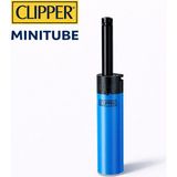 CLİPPER Clipper Minitube Uzun Uçlu Çakmak – Yeniden Doldurulabilir Gazlı Mutfak Çakmağı | Mangal, Mum, Ocak Için (Renk Seçenekli / Set) - Açık Mavi