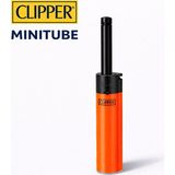 CLİPPER Clipper Minitube Uzun Uçlu Çakmak – Yeniden Doldurulabilir Gazlı Mutfak Çakmağı | Mangal, Mum, Ocak Için (Renk Seçenekli / Set) - Turuncu