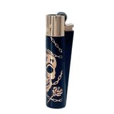 Clipper Deadly Chains Serisi Metal Çakmak - Rose Gold