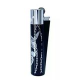 Clipper Deadly Chains Serisi Metal Çakmak - Silver