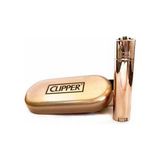 Clipper Metal Çakmak Rose Parlak