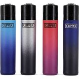 CLİPPER Micro Metalic Gradient Gökkuşağı Taşlı Çakmak 4 Adet No2