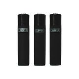 Clipper Micro Soft Çakmak Siyah 3'lü