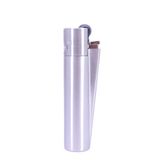 Clipper Özel Kutusunda Metal Çakmak - Mat Gümüş (Brushed Silver)